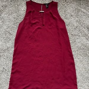 3/$15 Forever 21 Maroon Sleeveless Shift Dress